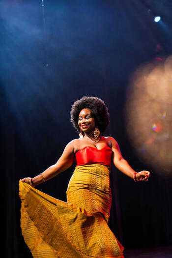 Miss Africanada Beauty pageant event.