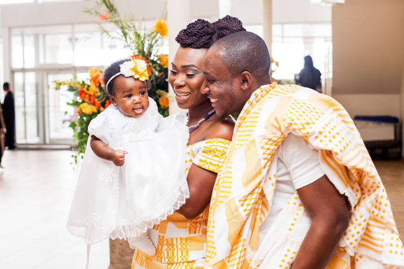 Baby dedication ceremony